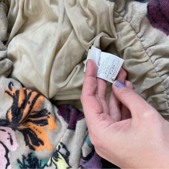 Missoni Y2K Flower Bubble Hem Wool Blend Dress - Picture 11 of 11